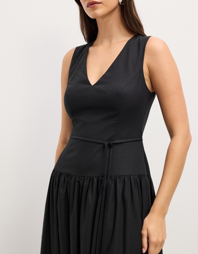 The Fated - Cleo Drop Waist Midi Dress