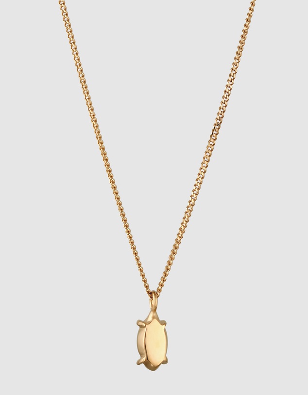 Elli Jewelry - Necklace Crystal Oval 925 Sterling Silver Gold-Plated