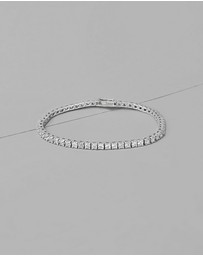 Wanderlust + Co - Pave 925 Sterling Silver Tennis Bracelet