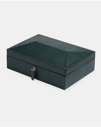 Wolf - Wolf British Racing Green 8 Piece Watch Box