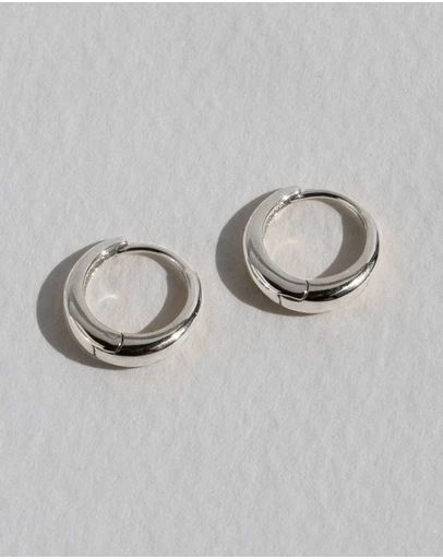SAINT VALENTINE - Positano Mini Hoops - Silver
