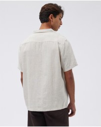 AERE - Linen Camp Collar Shirt