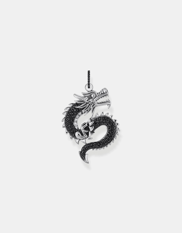THOMAS SABO - Dragon pendant with black zirconia