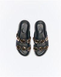 Goldie The Label - Shae Leather Slide
