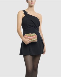 Olga Berg - Amalia Petite Gathered Clutch