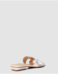 Dune London - Loupe - White Patent