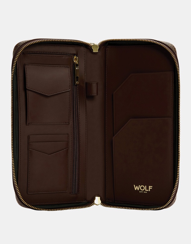 Wolf - Wolf Signature Travel Case Brown