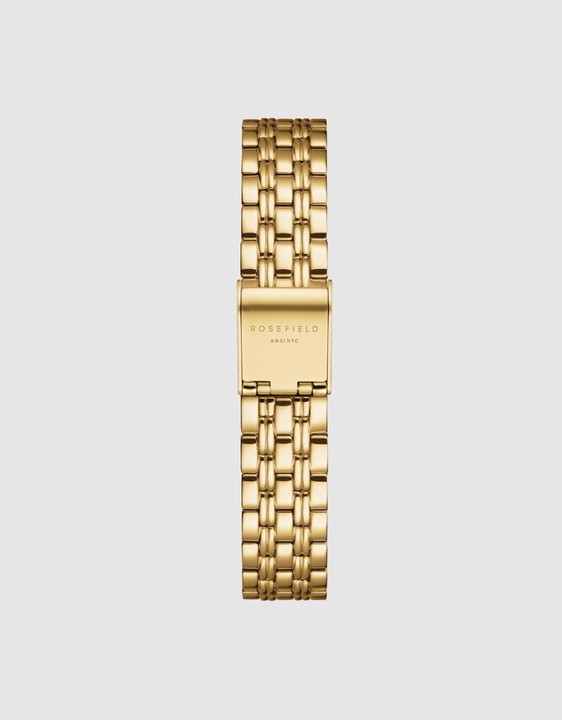 Rosefield - Small Edit Chocolate Brown Dial Gold-Tone Bracelet Watch