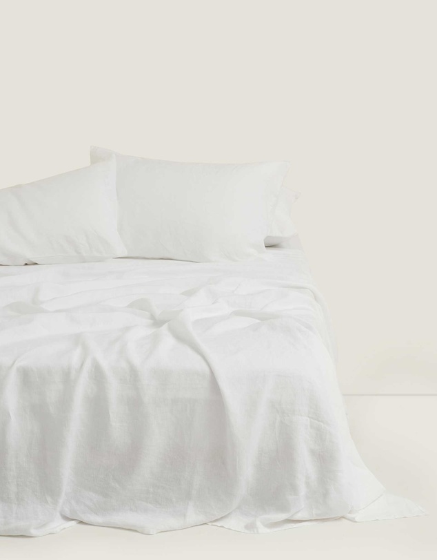 Carlotta + Gee - 100% Linen Flat Sheet