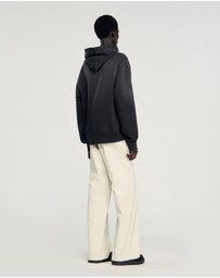 Sandro - Washed Hoodie Sweatshirt