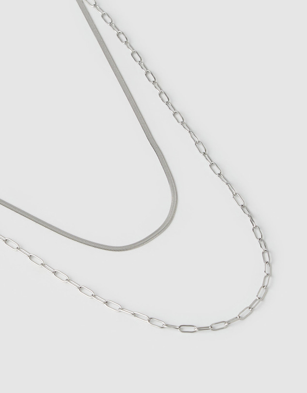 Arms Of Eve - Louie Silver Necklace