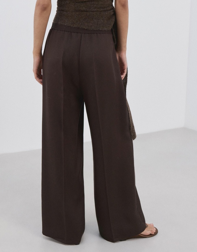 M.N.G - High-Waisted Lyocell Trousers