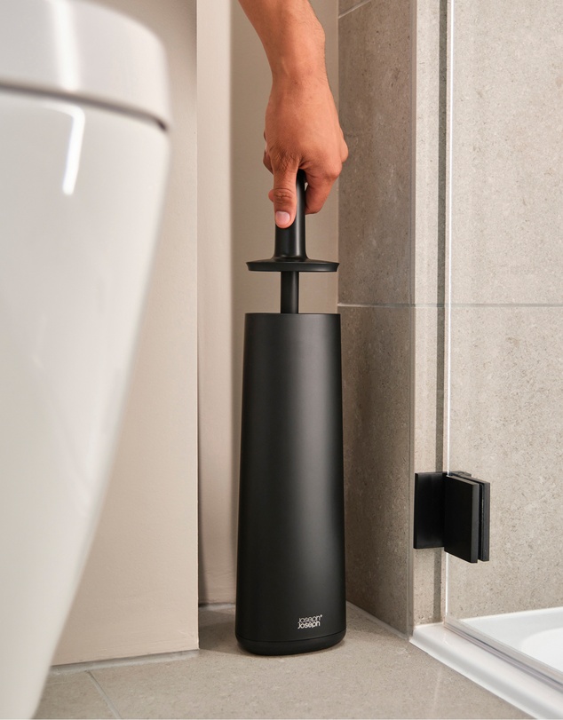 Joseph Joseph - Flex™ 360 Advanced Toilet Brush with Matt Black Finish