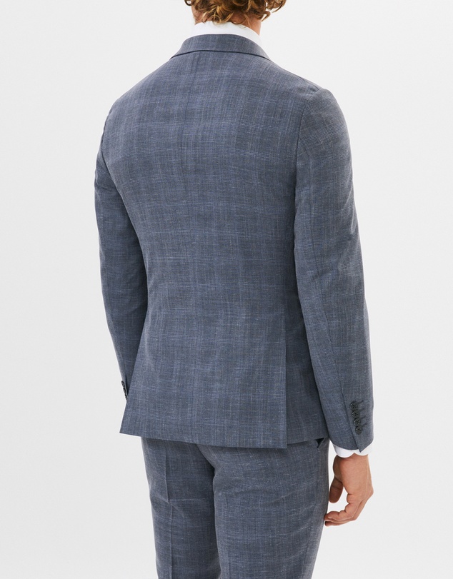 Van Heusen - Superfine Twill Slub Check Suit Jacket