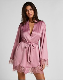 Hunkemoller - Satin Lace Valerie Kimono