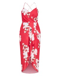 City Chic - Lotus Print Maxi Dress