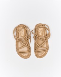 Goldie The Label - Stone Leather Sandal