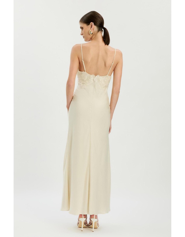 Bardot - Elisan Lace Satin Maxi Dress