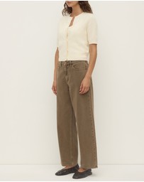 Assembly Label - Carina Wool Short Sleeve Cardigan
