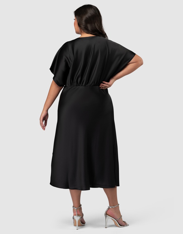 Pink Dusk by Curve Project - Wanting More Midi Dress