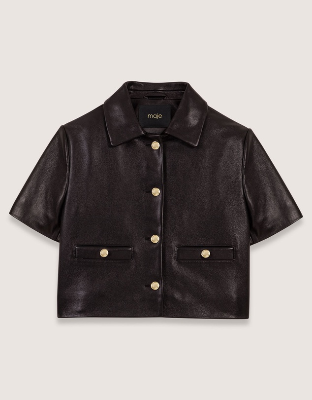 Maje - Valdom Leather Blazer