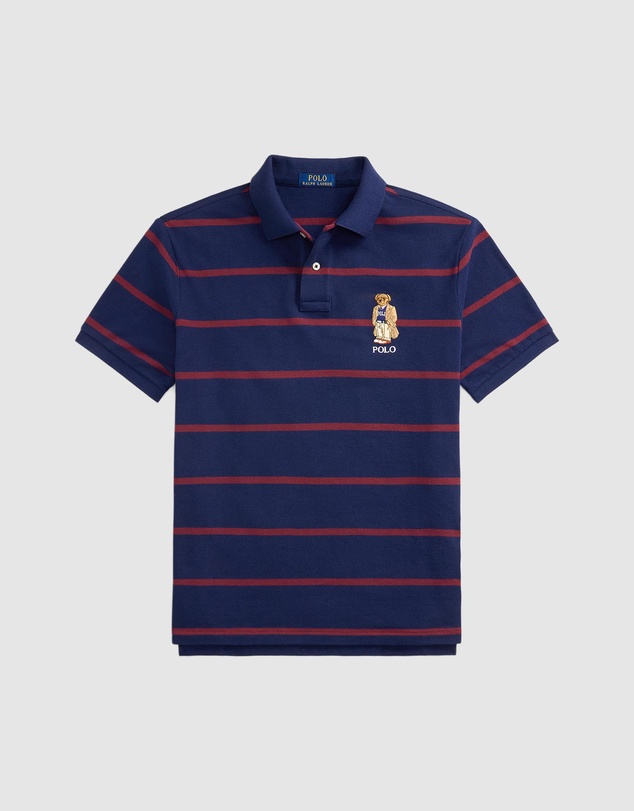 Polo Ralph Lauren - Custom Slim Fit Bear Mesh Polo Shirt
