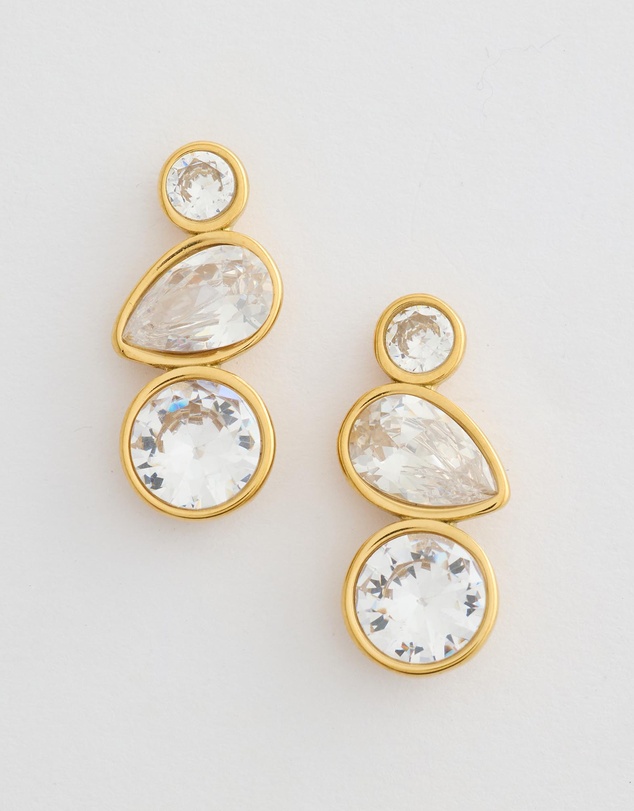Moira Hughes - The White Label - Hetty Statement Earrings