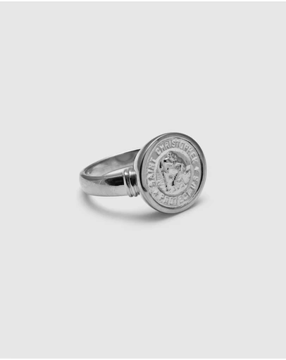 Von Treskow - Round St Christopher Ring