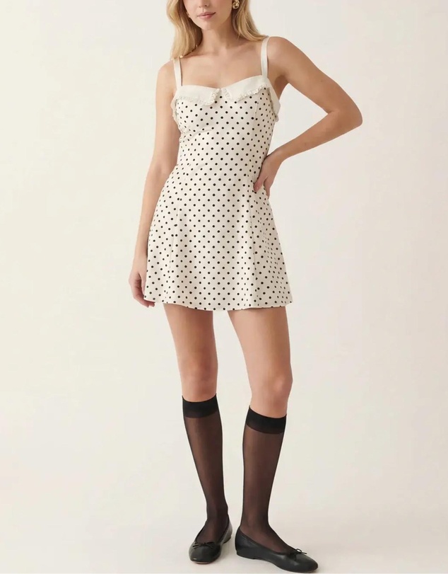 For Love & Lemons - Minnie Dot Mini Dress