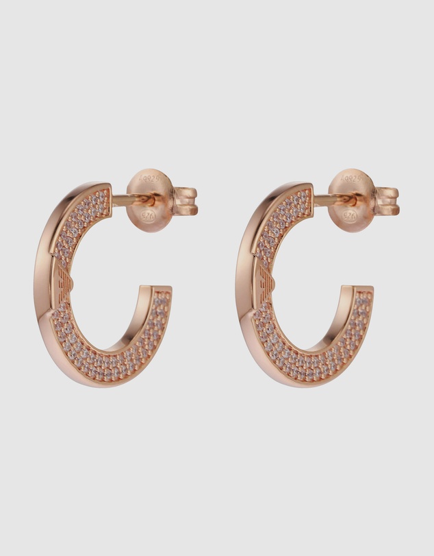 Emporio Armani - Rose Gold Tone Earring