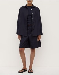 Assembly Label - Marigold Poplin Long Sleeve Shirt