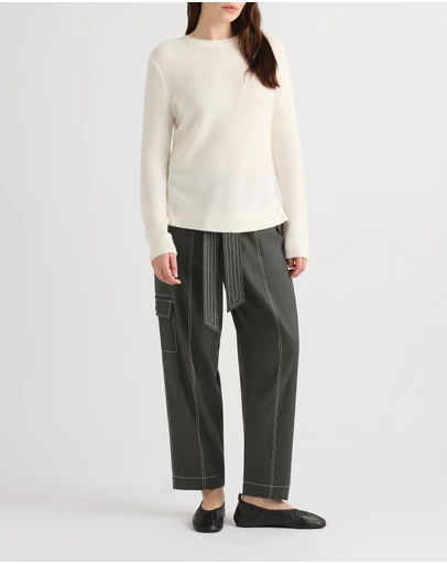 David Lawrence - Moss Stitch Knit Jumper