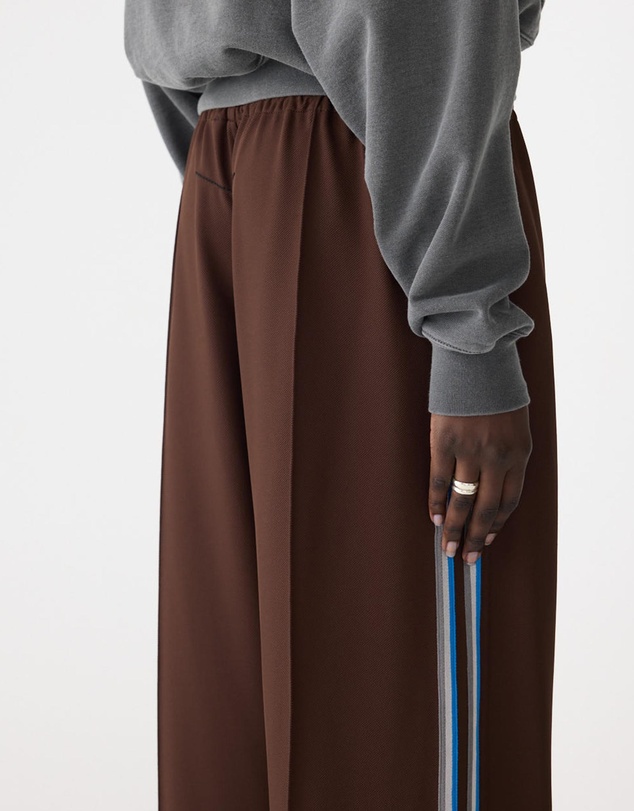 Bassike - Double Stripe Wide Leg Pants