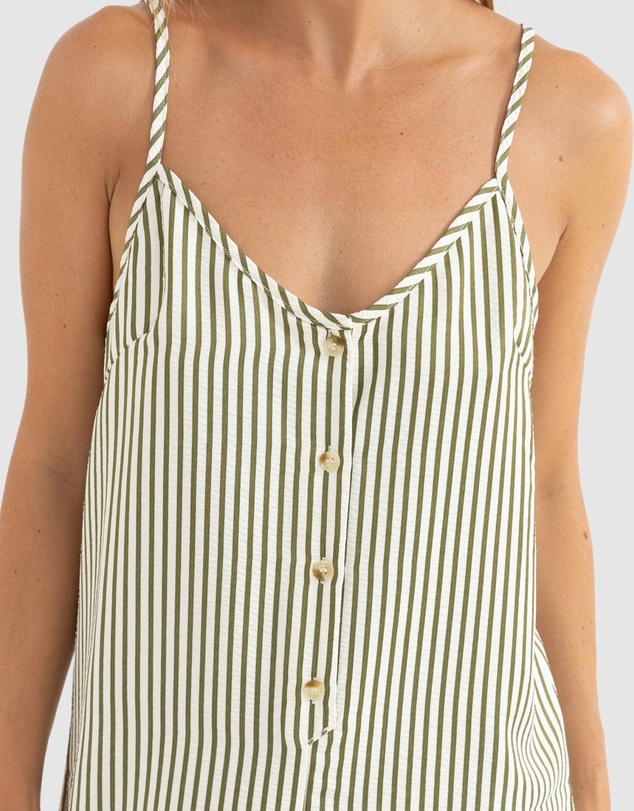 Rhythm - Cove Stripe Adjustable Rompers