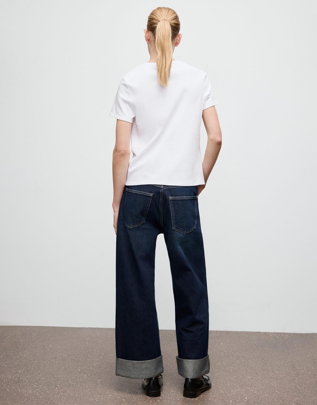 M.N.G - Short-Sleeved Cotton T-Shirt