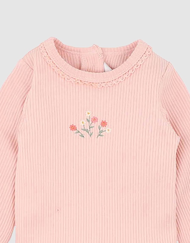Bebe by Minihaha - Emmy LS Rib Bodysuit - Babies