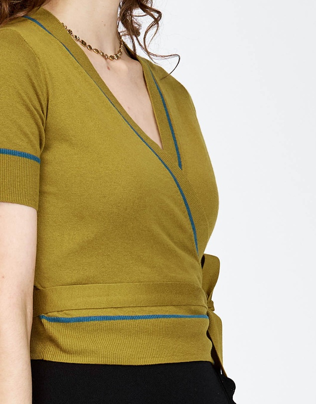 bul - Osprey Wrap Top Olive / Teal