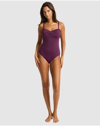 Sea Level Australia - Essentials Edit Twist Bandeau One Piece