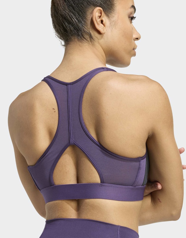 adidas Performance - PrimeLiftReact Train Medium Support 3-stripes Bra Womens