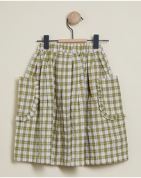 KAJA Clothing - Grid Pocket Astrid Skirt - Kids