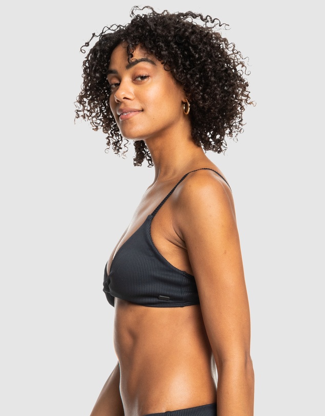 Roxy - Womens Rib Roxy Love The Surf Knot Bikini Top