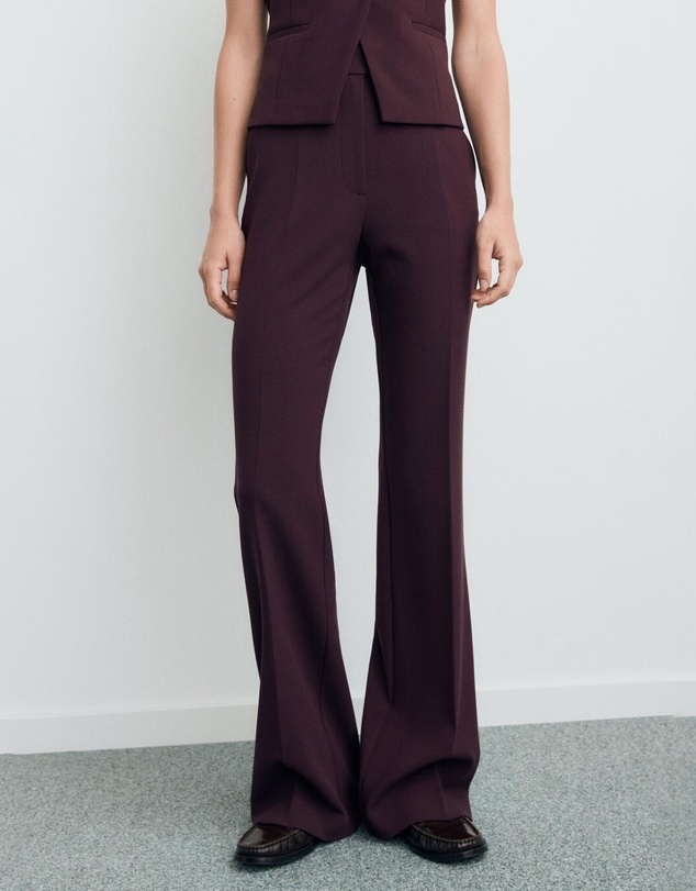 M.N.G - Mid-Rise Flare Trousers