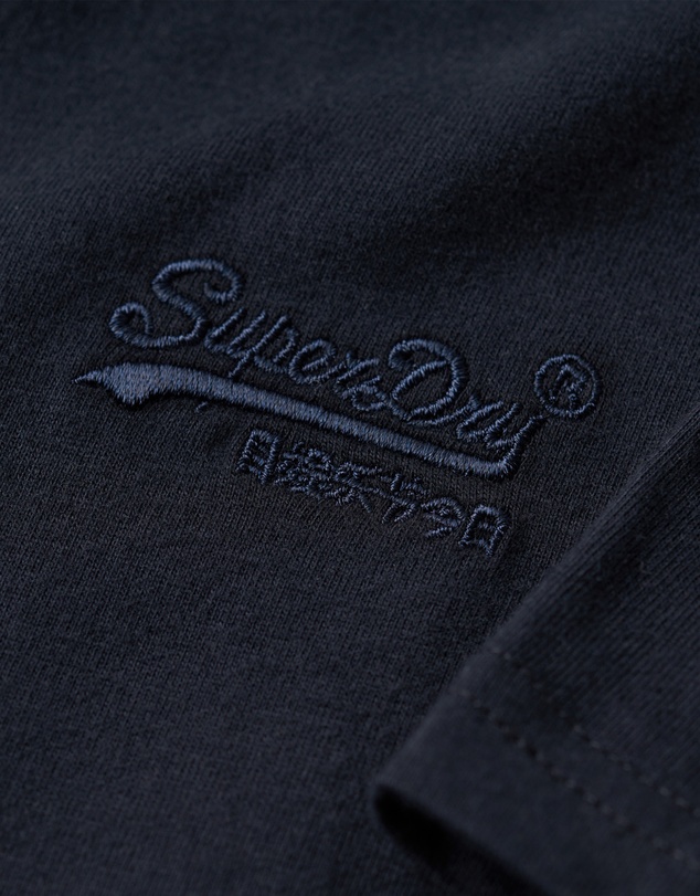 Superdry - Essential Logo Embroidered Vee Slim Fit Tee