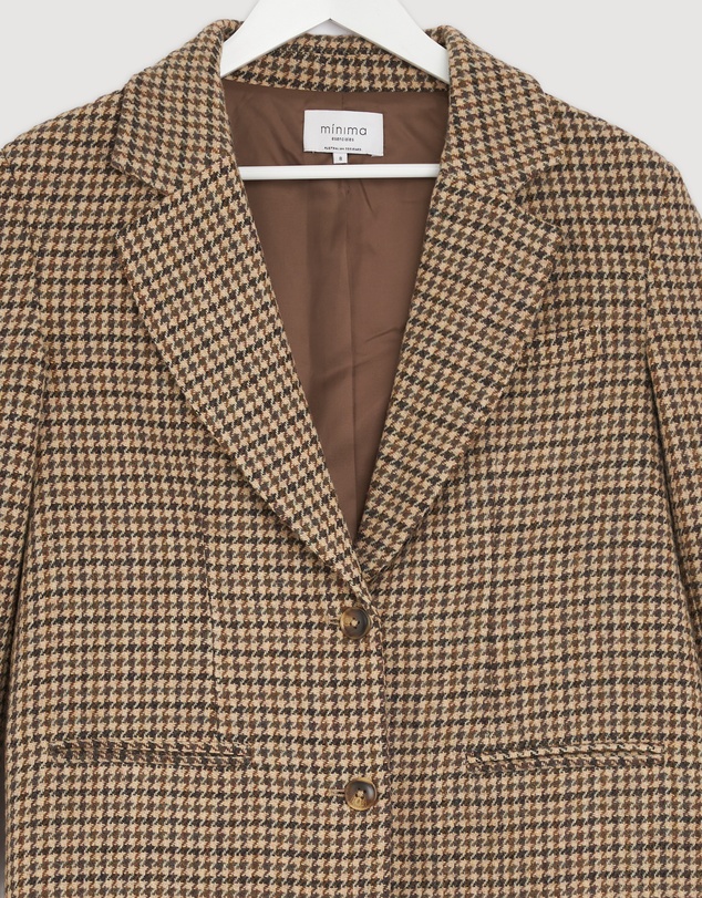 Revibe - Repaired Minima Esenciales Desi Wool Blazer - AU 8
