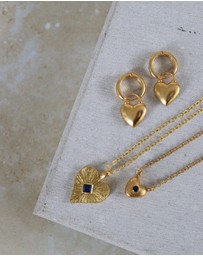 Ottoman Hands - Marina Heart Pendant Necklace