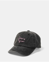 Linen House - Embroidered Slogan Cap