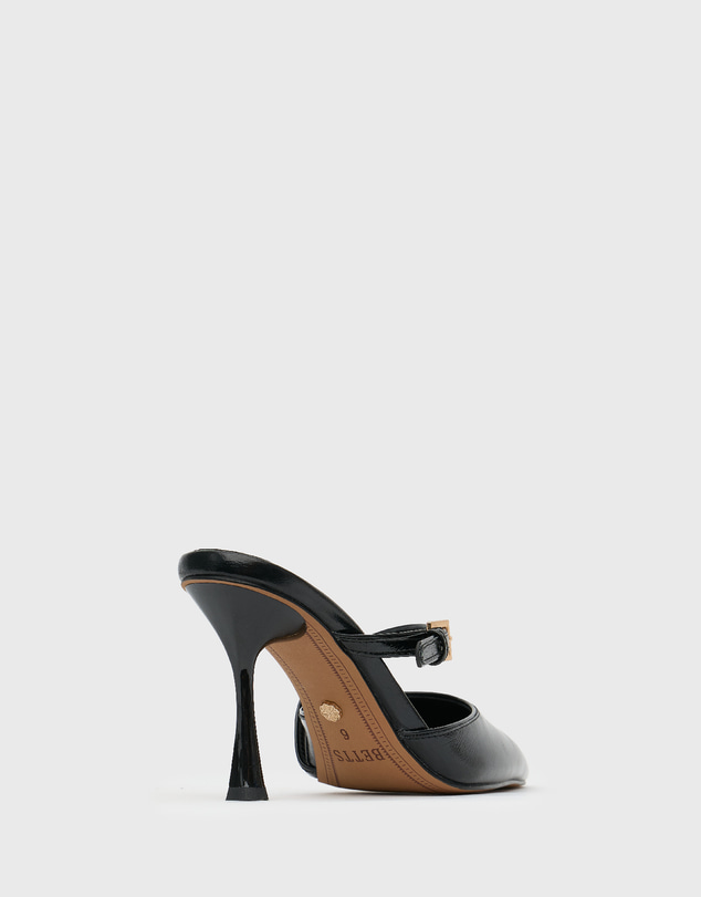 Betts - Gala Buckle High Heeled Mules