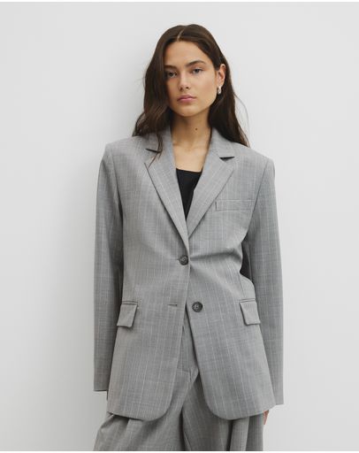 Grey Marle Stripe