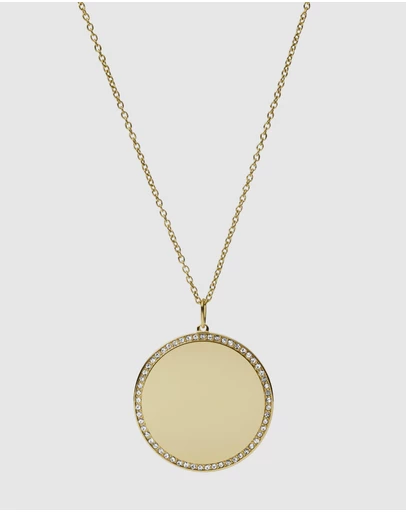 Fossil - Fossil Vintage Iconic Gold Necklace JF03888710