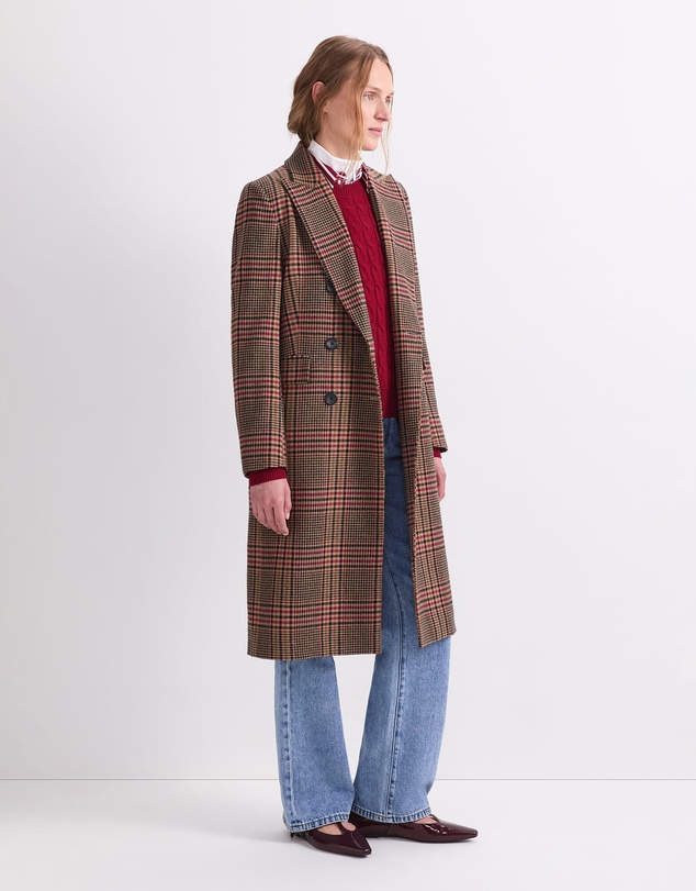 Sportscraft - Gia Double Breasted Check Coat